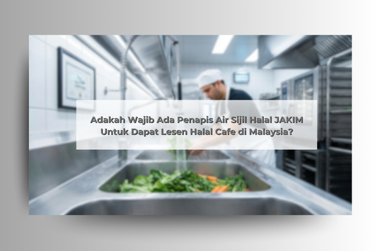 Adakah Wajib Ada Penapis Air Sijil Halal JAKIM Untuk Dapat Lesen Halal Cafe di Malaysia?