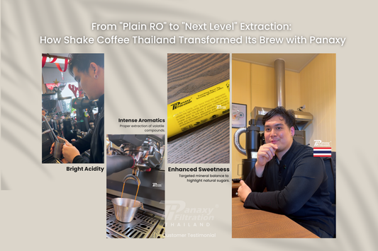 From "Plain RO" to "Next Level" Extraction: How Shake Coffee Thailand Transformed Its Brew with Panaxy