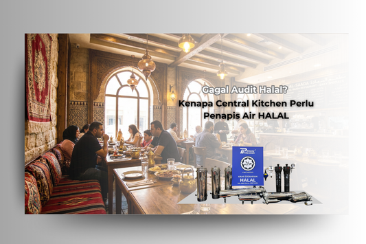 Gagal Audit Halal? Kenapa Central Kitchen Perlu Penapis Air HALAL| Panaxy